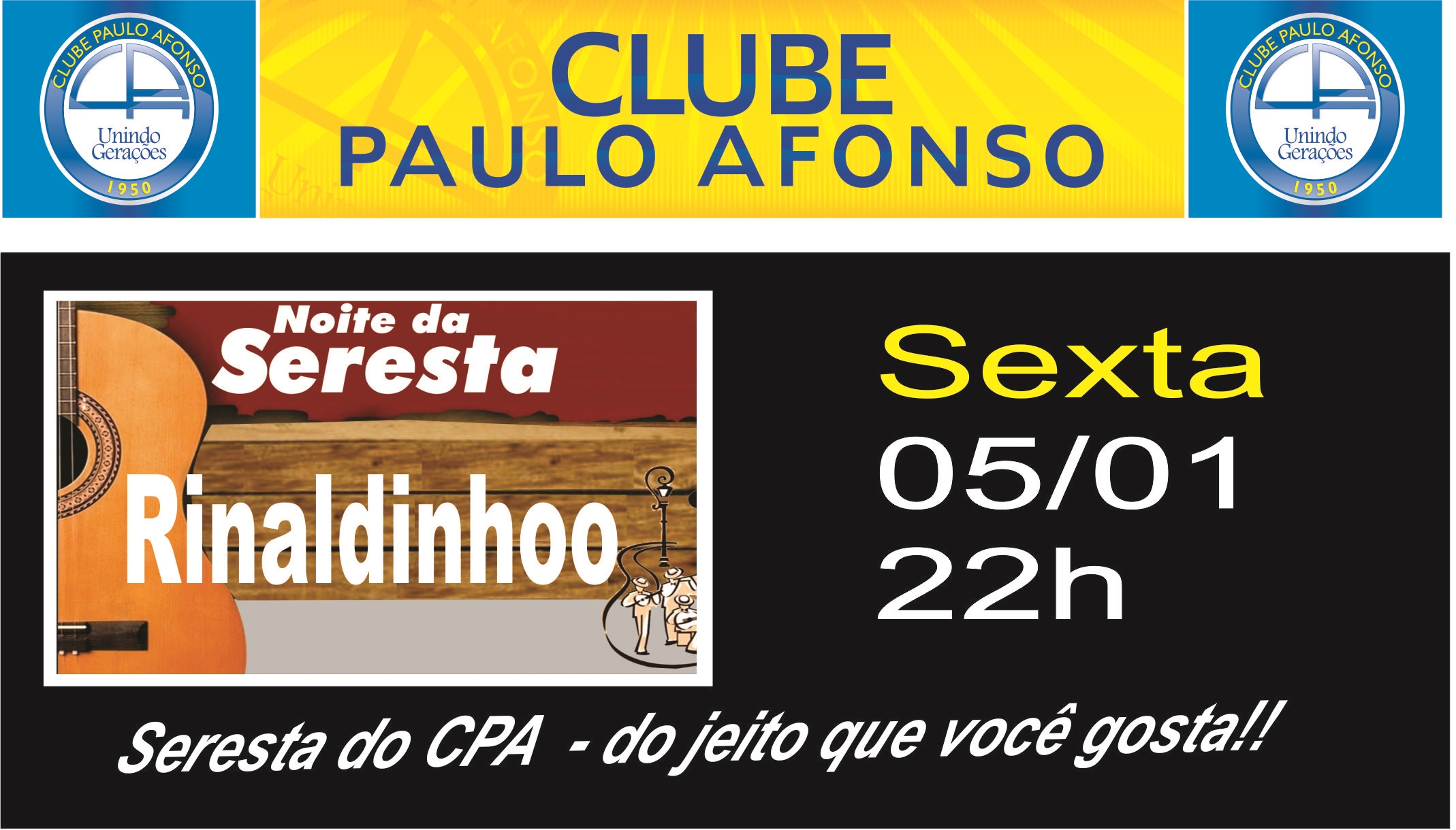 Confira a programação do CPA para o primeiro final de semana de 2018