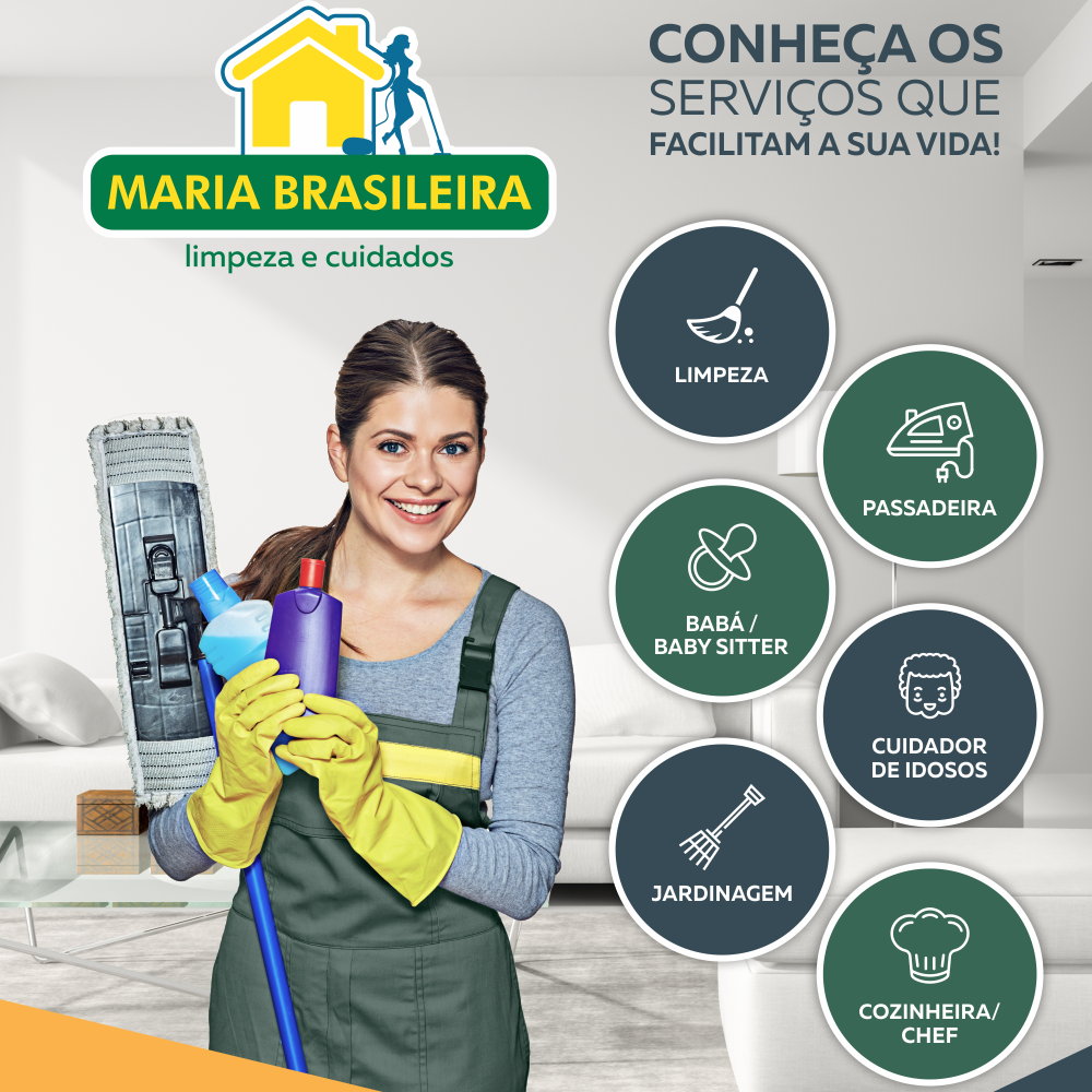 Paulo Afonso: Precisando de serviços de limpeza e cuidados em geral? Chama a Maria Brasileira!