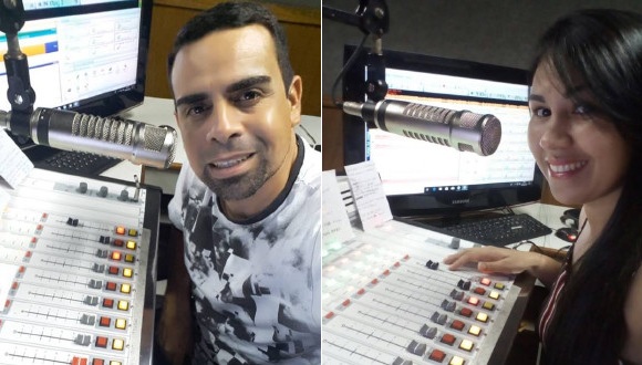 Gleuber Laerte e Mary Rodrigues, o casal de locutores que é sucesso na Rádio Xodó em Sergipe