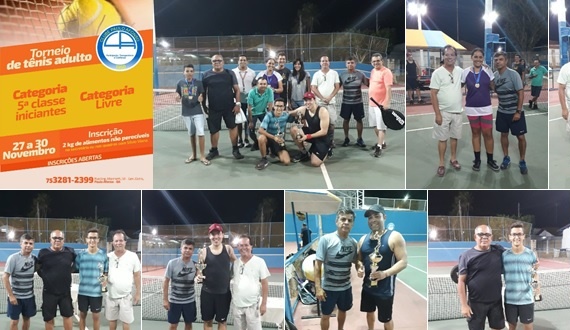 Torneio de tênis adulto no CPA (Clube Paulo Afonso); o renascer de um esporte! (Fotos)