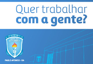 Colégio Sete abre vaga de emprego para Auxiliar de Limpeza