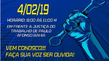 OAB fará Ato em Defesa da Justiça do Trabalho em Paulo Afonso