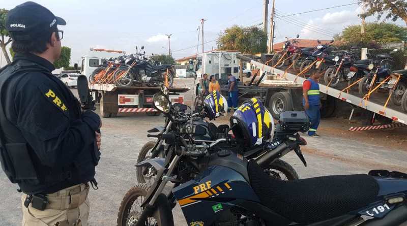 Operação ‘Cavalo de Aço’ da PRF apreende 39 motocicletas na região de Paulo Afonso
