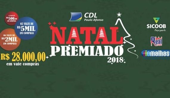 CDL Paulo Afonso: Ganhares da Campanha Natal Premiado 2018