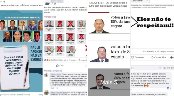 Redes sociais ‘detonam’ vereadores de Paulo Afonso