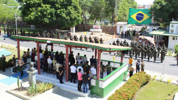 1ª Companhia realiza formatura em comemoração ao dia do Exército em Paulo Afonso