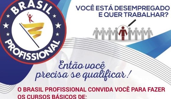 (ÚLTIMAS VAGAS) Instituto Brasil Profissional oferece diversos cursos sem mensalidades!