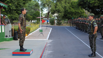 1ª Cia de Infantaria realiza formatura alusiva ao Dia da Arma de Infantaria em Paulo Afonso
