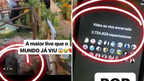 Transmissão ao vivo de casamento de Carlinhos Maia atinge quase 3 milhões de visualizações