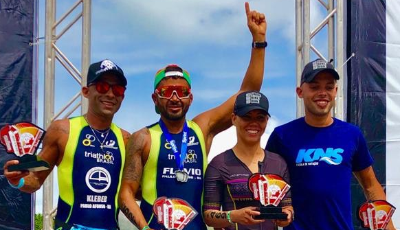 Pauloafonsinos são destaques em pódio alagoano no Circuito de Triathon