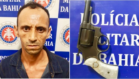 Pauloafonsino fugitivo de AL por crimes de homicídio e roubo é preso com arma no Siriema