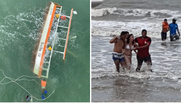 Acidente com catamarã deixa mortos e feridos em Maragogi; veja fotos