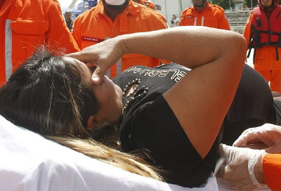 Mulher em trabalho de parto é transferida de helicóptero em Coronel João Sá