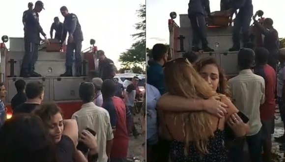 Ao som da música Paulo Afonso, de Luiz Gonzaga, Diniz é sepultado sob aplausos do povo