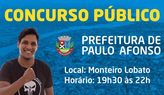 Curso Willyan: informações atualizadas sobre o concurso público da  prefeitura de Paulo Afonso
