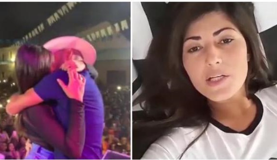 Blogueira casada que beijou cantor Thullio Milionário, volta atrás e revela que não foi forçada