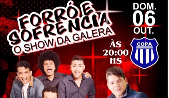 Forró e Sofrência, o show da galera com Loz Kuatros e Rahmon Lima, neste domingo, dia 6 no COPA!