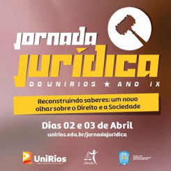 IX Jornada Jurídica do UniRios (Inscrições abertas)