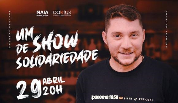 Helinho Ventura realiza mais uma live com cunho social nesta quarta-feira (29)