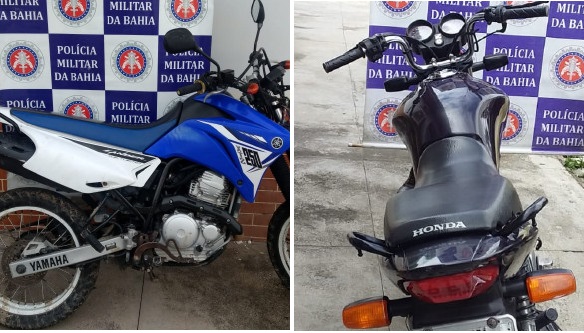 PM recupera motocicletas roubadas na V. Moxotó e BTN