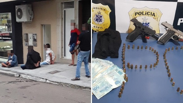 Três suspeitos são presos com R$ 18 mil em operação da Polícia Civil no centro de Paulo Afonso