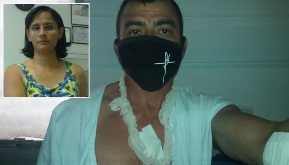 Homem baleado que teve esposa assassinada diz que um dos tiros atravessou tórax e passou a um milímetro da aorta