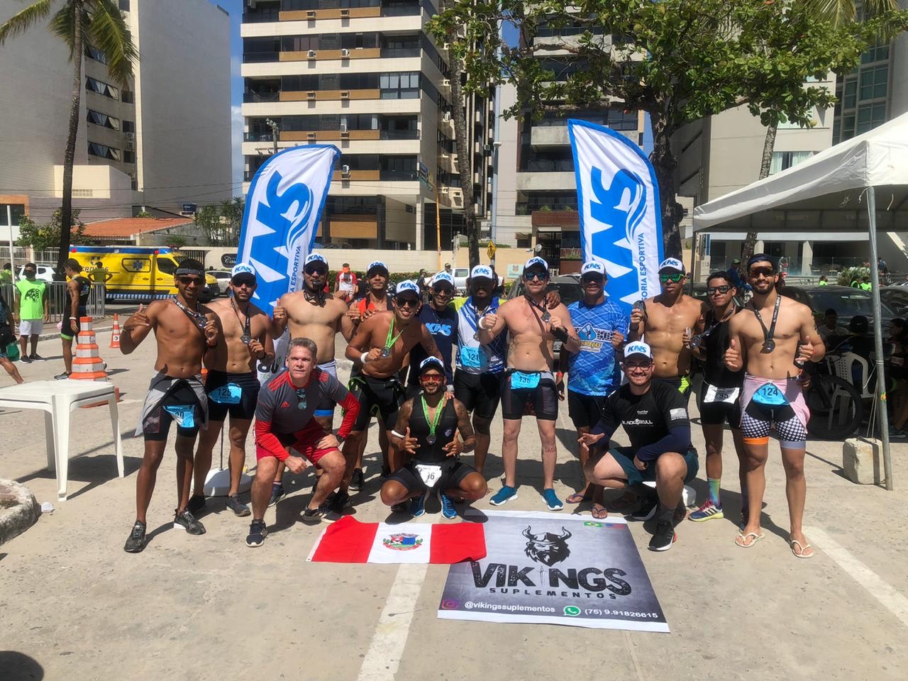 Triatletas de Paulo Afonso em destaque no OXe Triatlon em Maceió