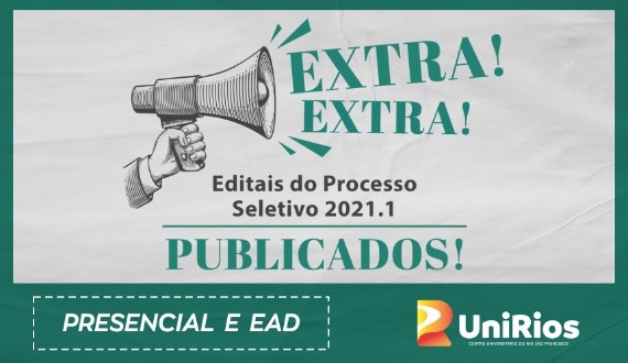 Processo Seletivo UniRios 2021.1: inscrições gratuitas para cursos presenciais e EAD
