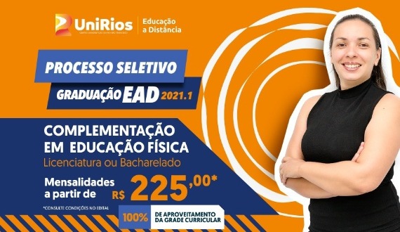 Condição imperdível: Curse a complementação de Educação Física por R$ 225,00 por mês