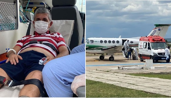 Com covid-19, empresário Bosco é transferido para SP, mas filho tranquiliza: ‘Indo terminar o tratamento e fazer check-up”