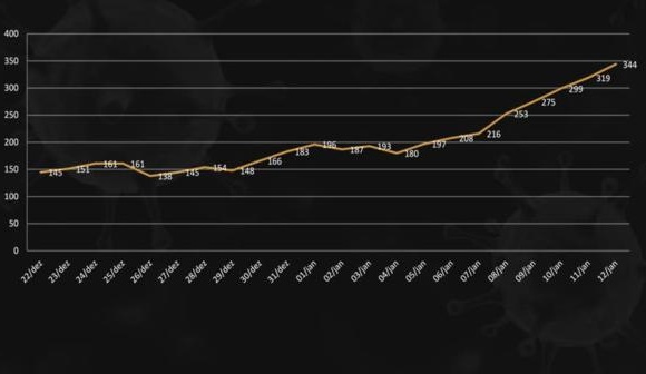 Gráficos mostram evolução da Covid-19 em Paulo Afonso e previsão de alta nas próximas semanas