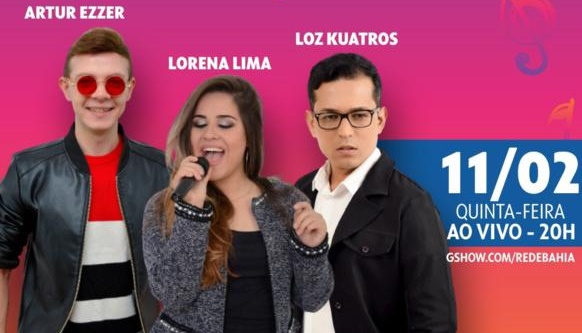 Última noite do Quinta na Live acontece nesta quinta (11) será com Artur Ezzer, Lorena Lima e Loz Kuatros