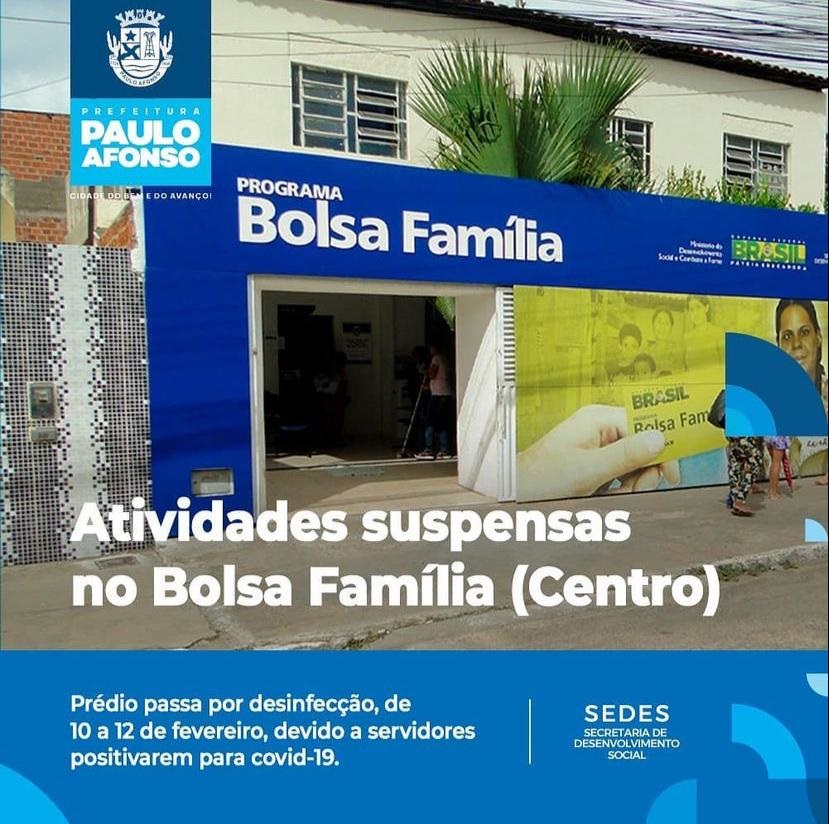 Servidores do Bolsa Família testam positivo para covid-19