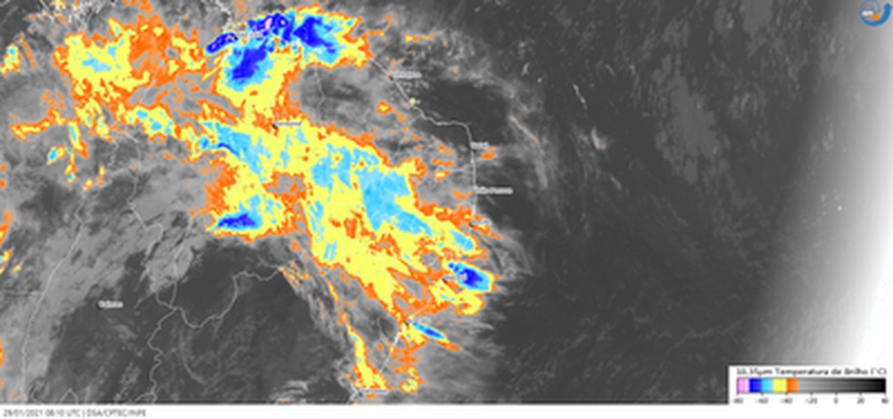 Sala de alerta emite aviso de chuvas fortes com raios e rajadas de vento no Sertão e Agreste de Alagoas