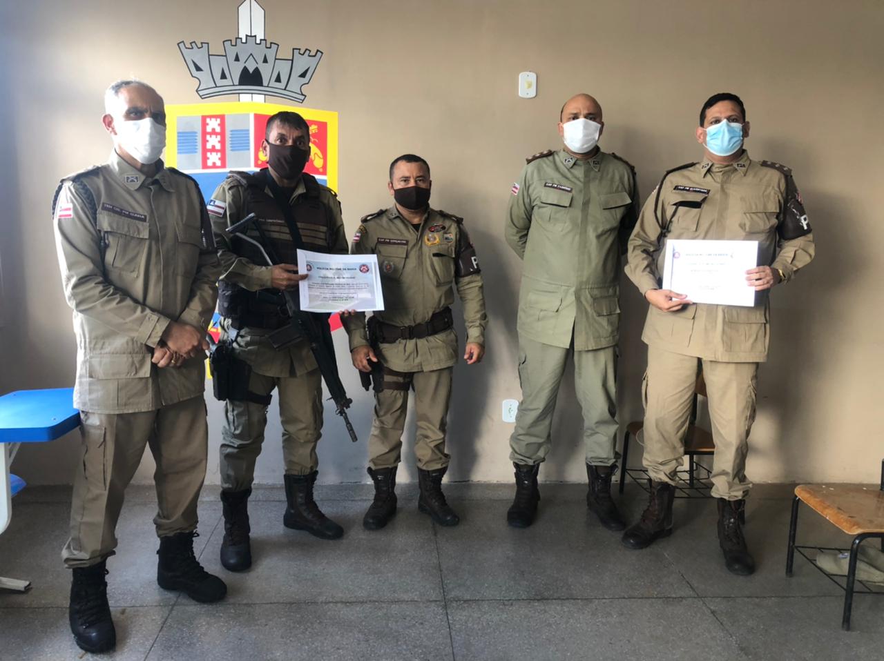 20º BPM realiza entrega dos prêmios de PM padrão do ano de 2020