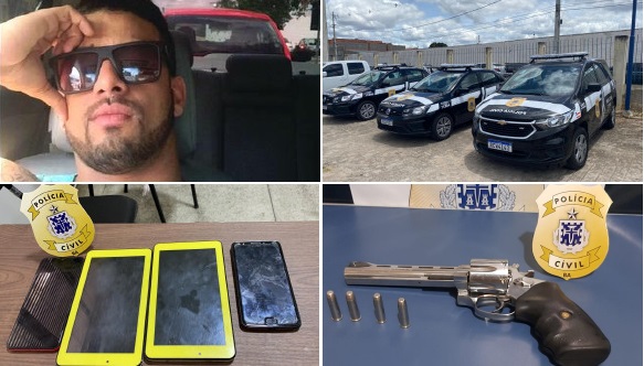 Caso Maicon Pacco: arma, celulares e suspeito preso durante operação da Polícia Civil de Paulo Afonso