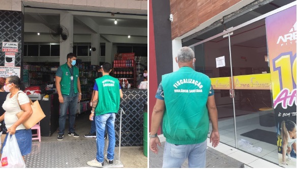 Vigilância Sanitária faz balanço do primeiro fim de semana com novas medidas em Paulo Afonso