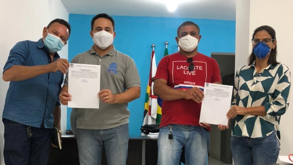 Povoado Quixaba: Prefeito David Cavalcanti assina Ordem de Serviço que autoriza início de obras da Praça São José