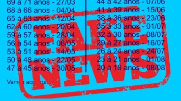 É fake! Notícia sobre previsão de vacinação contra a covid-19, conforme as faixas etárias