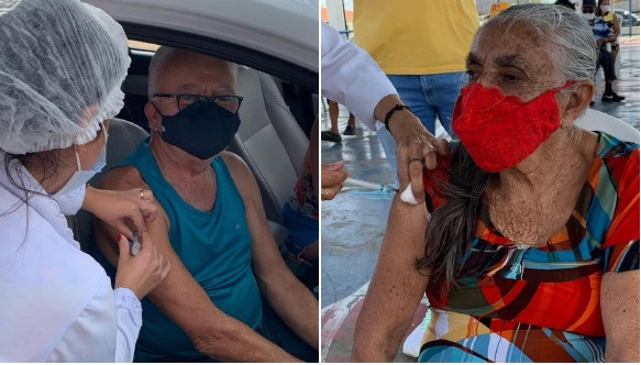 Idosos a partir de 70 anos serão contemplados com vacina contra a covid-19 nesta terça-feira (23)