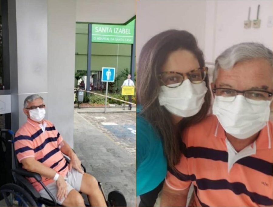 “Eis aqui um milagre!”, diz filha ao agradecer alta de ‘Nido de Dotor’ que ficou intubado em UTI com Covid-19