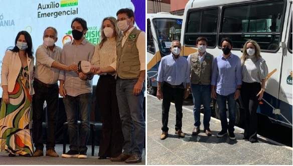Micro-ônibus e benefícios são entregues ao município de Paulo Afonso pelo Ministério da Cidadania
