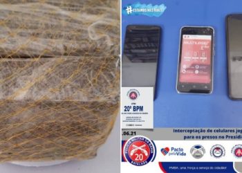 Droga e celulares são interceptados no Presídio Regional de Paulo Afonso