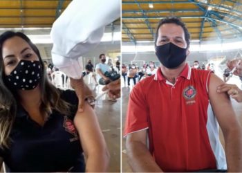 “Momento muito esperado”, diz trabalhadora da educação após se vacinar contra covid-19 em Paulo Afonso