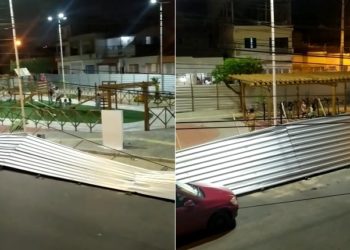Praça da Rua Marechal Rondon: “O povo já inaugurou, não tem o que Luiz de Deus fazer mais aqui não” (Vídeos)