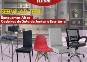 Você está à procura de cadeiras de sala de jantar e escritório, ou banquetas altas? A SERVILAR tem!