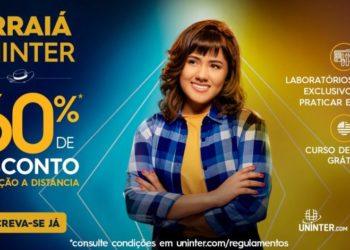 “Arraiá” da UNINTER! Todos os mais de 400 cursos em promoção! Não perca!