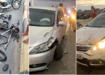 Paulo Afonso: Acidente em ponte deixa vítima gravemente ferida e congestiona trânsito em mais de 2 horas; fotos e vídeos