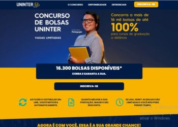 Concurso de bolsas UNINTER! Garanta a sua! São 16.300 bolsas!!!