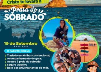 Maria Bonita Turismo leva você para conhecer a paradisíaca Praia do Sobrado, nossa “Noronha do Sertão”; domingo (19/set)
